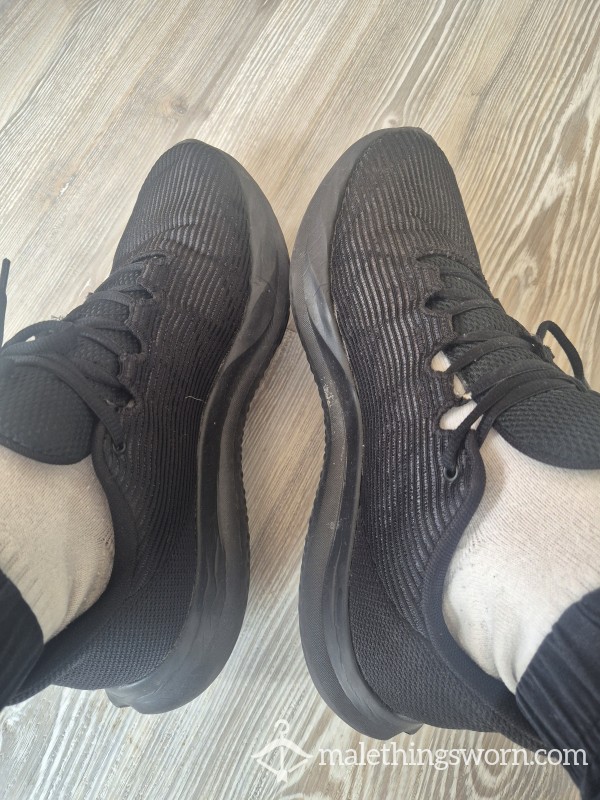 Black Under Armour Gym Trainers Filled With Masculine Scent To Corrupt Your Brain