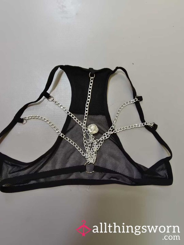 Black Underwear With Chains