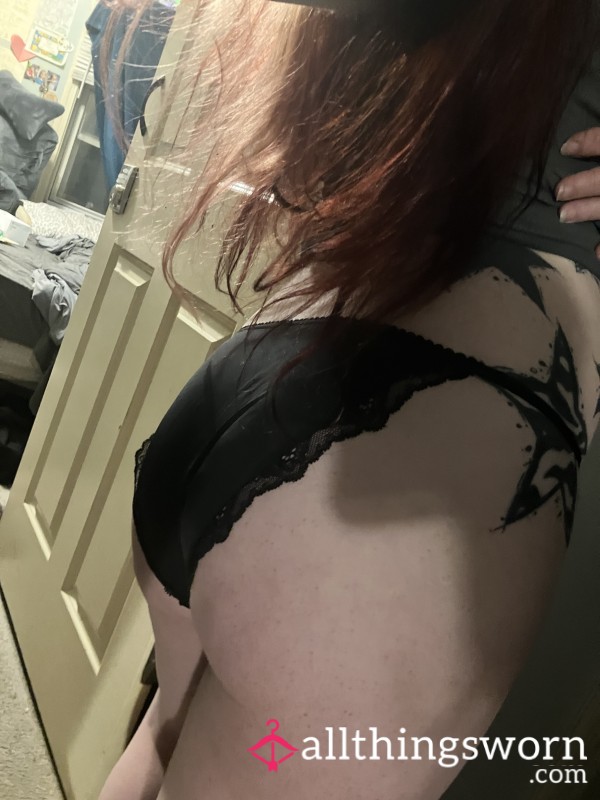 Black Undies Worn All Day. Work And All. 😉