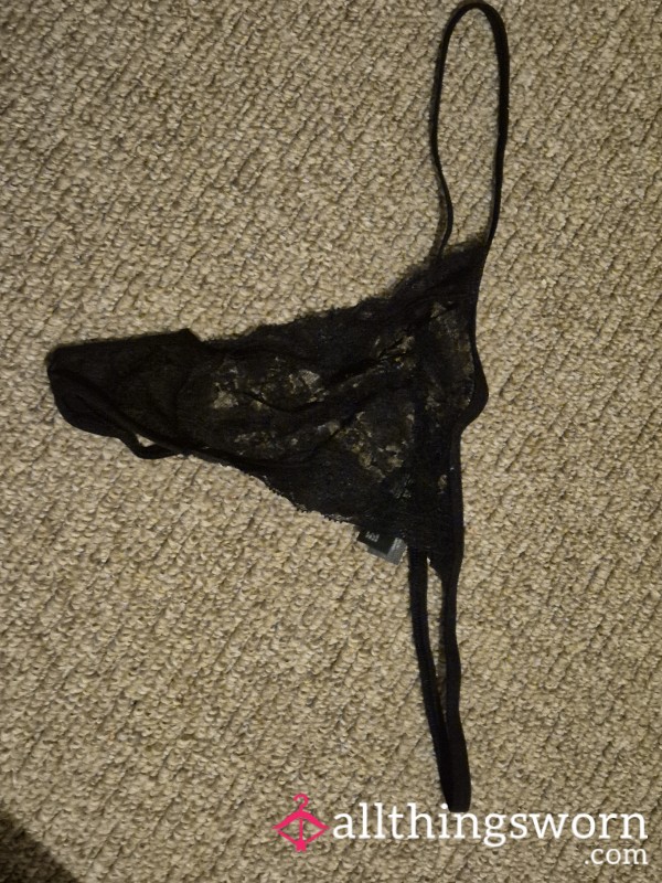 Black Used G String