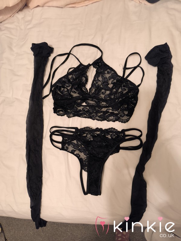 Black Used Lingerie