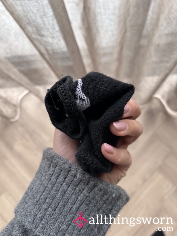 Black Used Office Socks