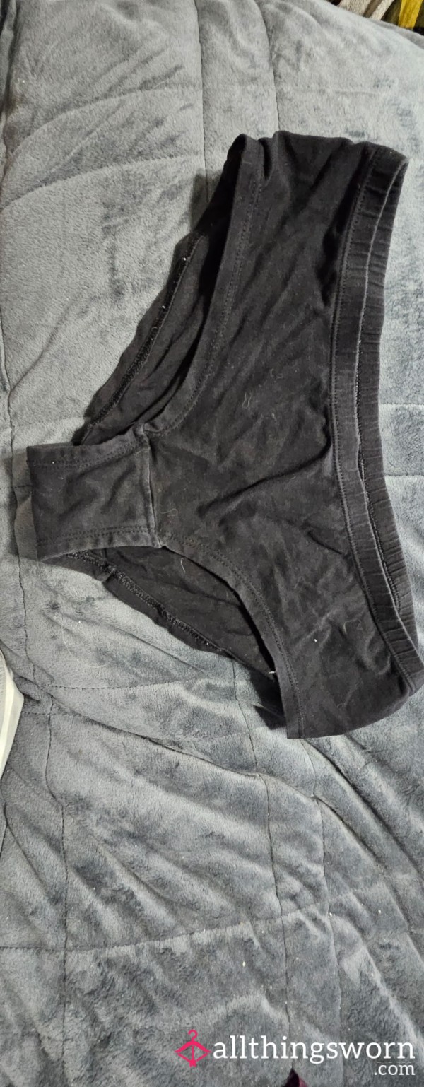 Black Used Panties