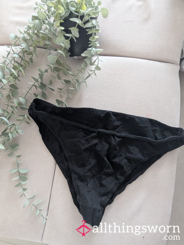 MILF / Nurse Black Used Panties