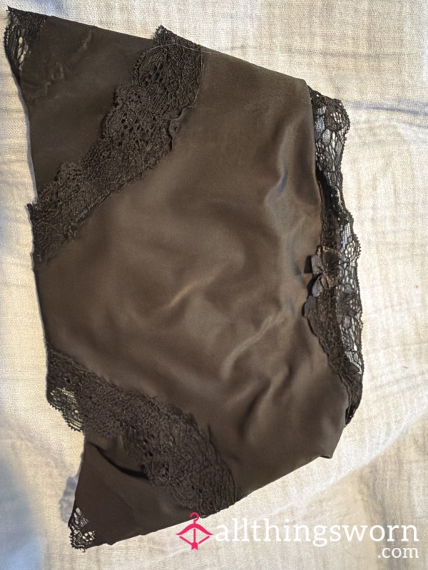 Black Used Panties