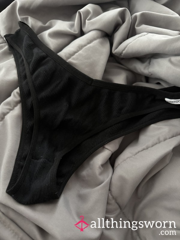 Black Used Panty