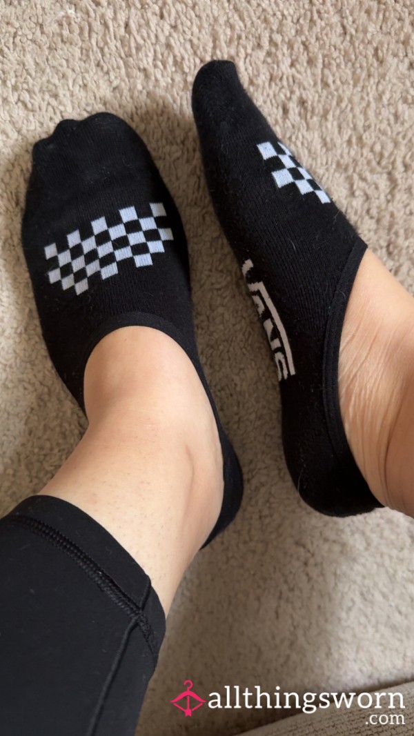 Black Vans Checker Socks