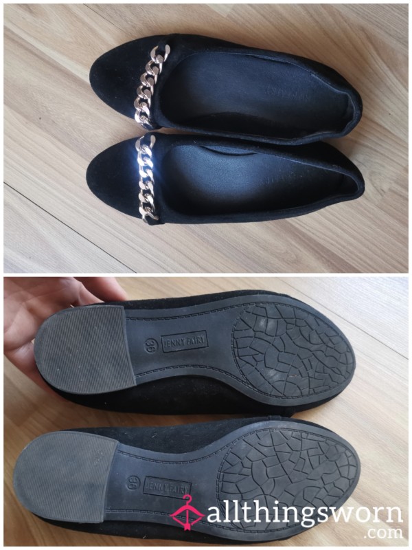 Black Velvet Shoes