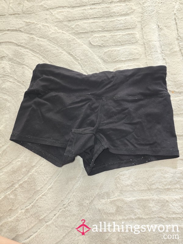 Black Very Well Worn Gym Shorts
