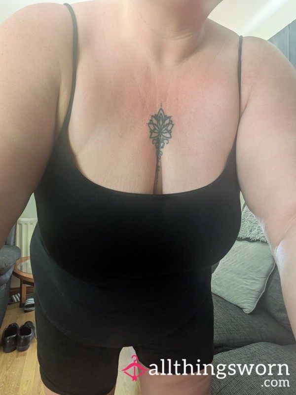 Black Vest Top