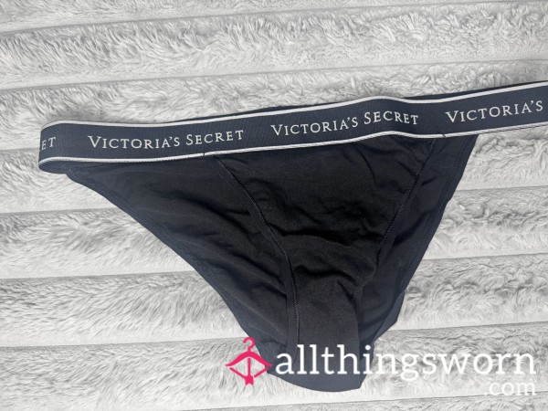Black Victoria Secret Full Coverage Panties