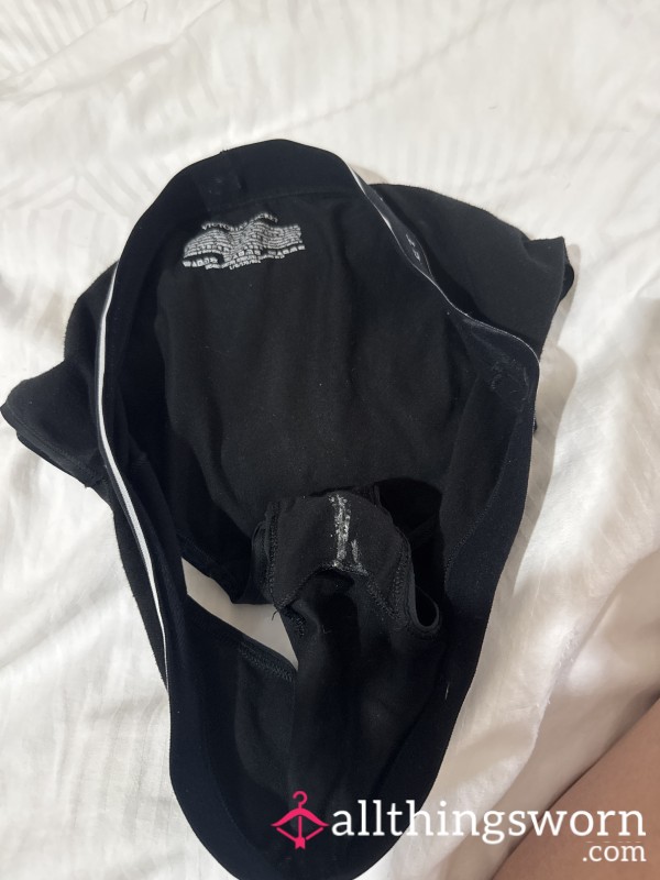 Black, Victoria Secret, Stained, 8 Hour Shift
