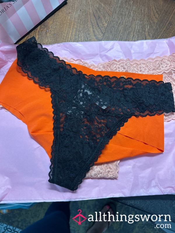 Black Victoria Secret Thongs 🔥