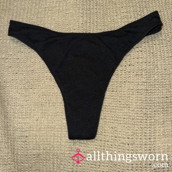 Black Victoria’s Secret Thong