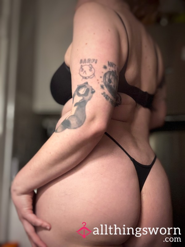 Black Victoria’s Secret Thong