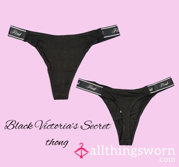 Black Victoria’s Secret Thong 🖤
