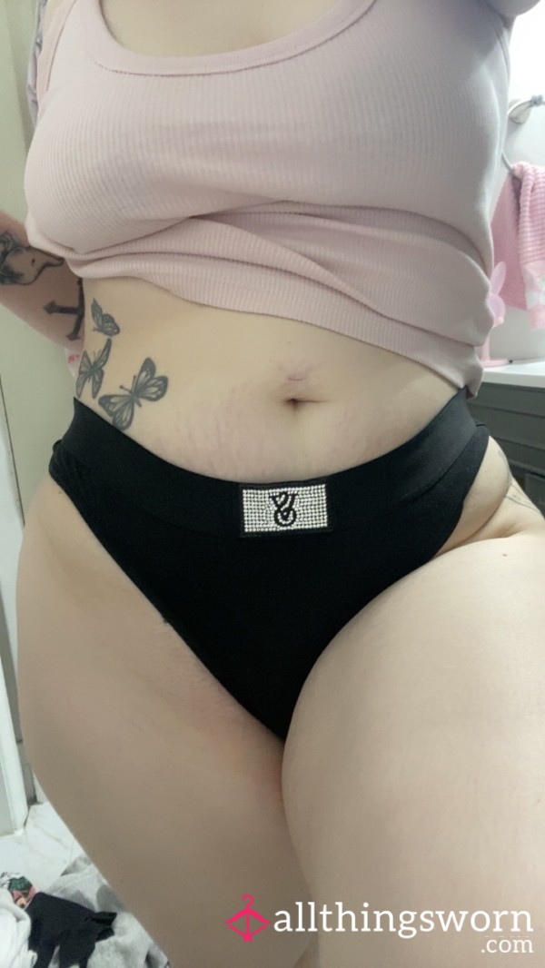 Black Victorias Secret Thong