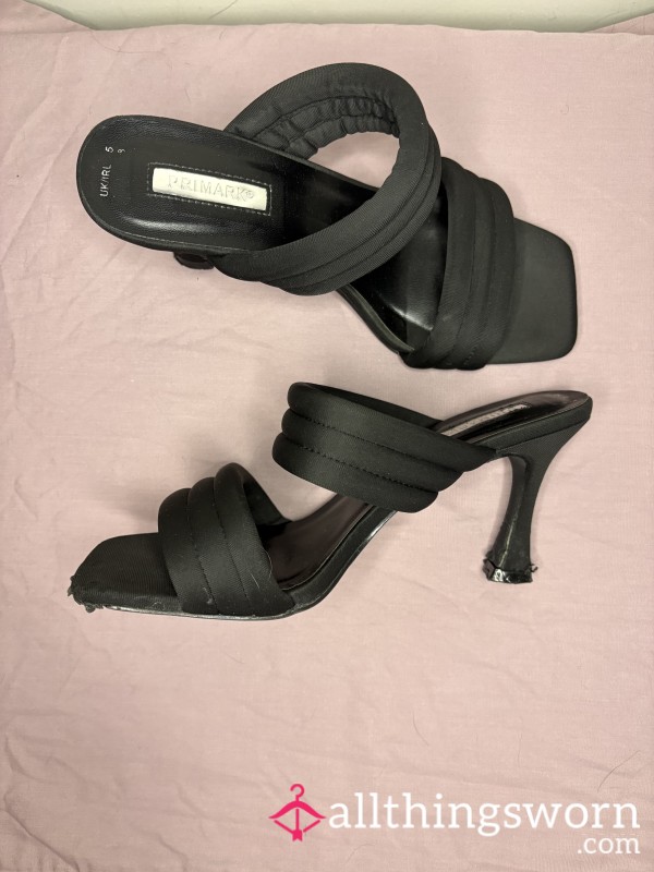 Black Well Loved High Heel Shoes