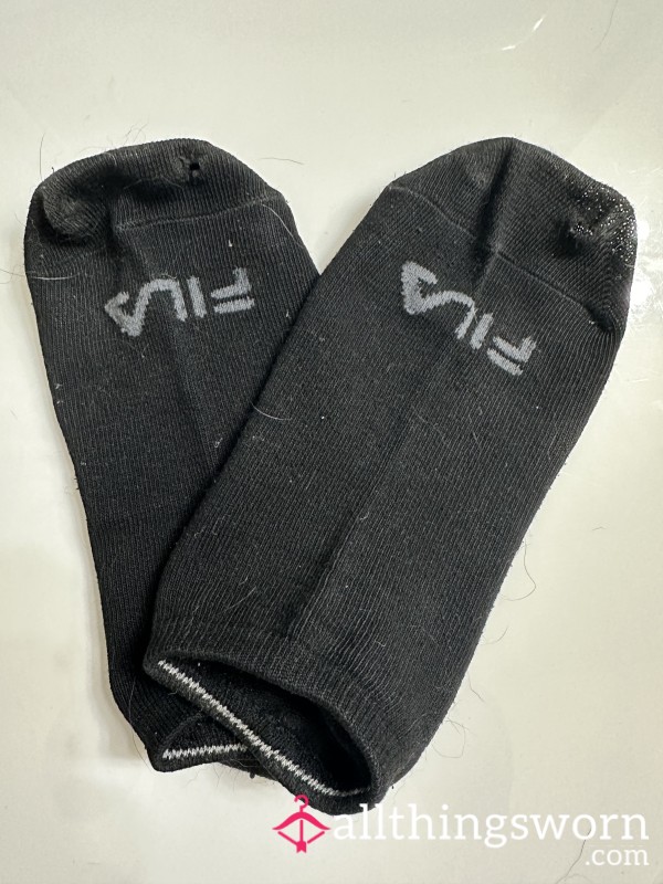 Black Well-Work Fila Socks