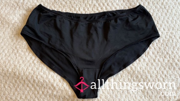 Black Well Worn Into Panties