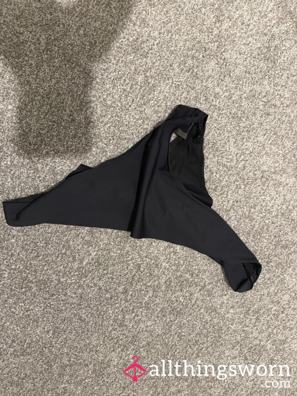 Black, Well Worn Panties - 2 Days Worn