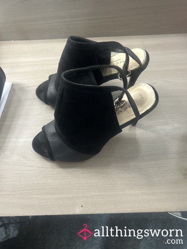Black Well Worn S**y Shoes