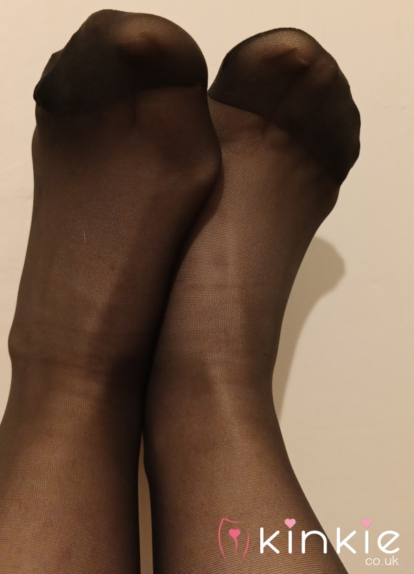 Black Well Worn Stockings