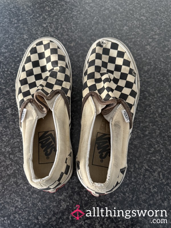 Black & White Checkered Vans