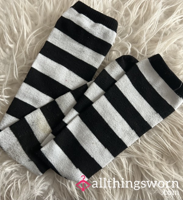 Black & White Long Socks