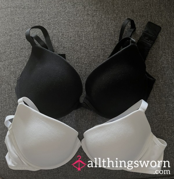 Black & White Padded Bras UK 36D-Everyday Essentials Bundle 🤍🖤
