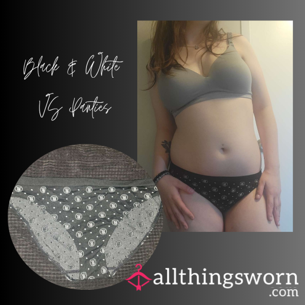 Black & White VS Bikini Cut Panties