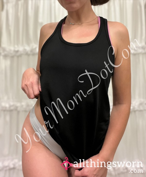 🎽 Black Wicking Athletic Tank