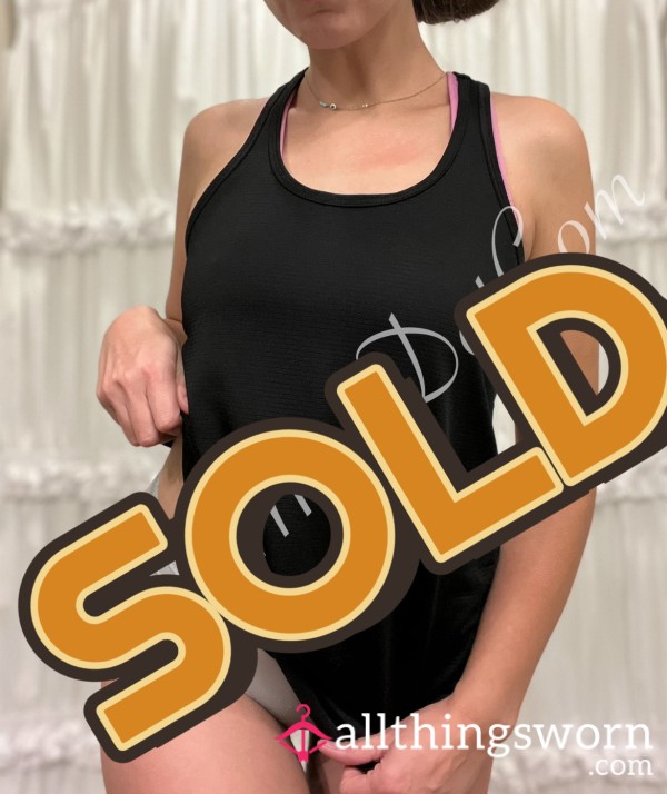 🎽 Black Wicking Athletic Tank