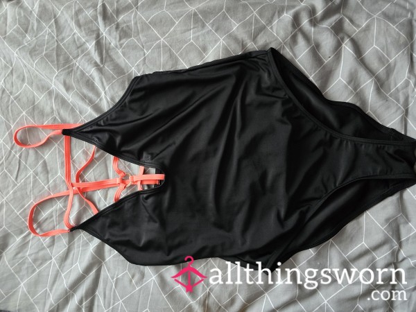 Black With Pink Straps