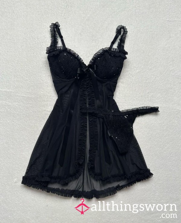 Black With Thong