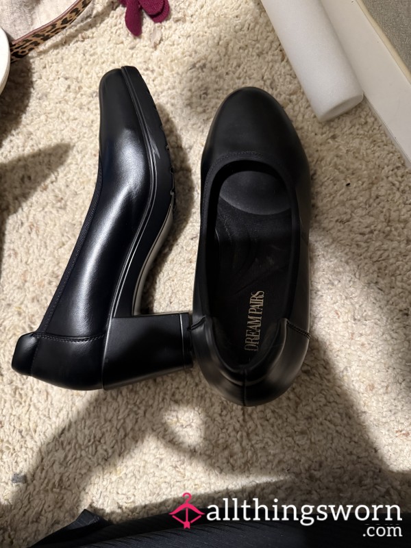 Black Work Pumps