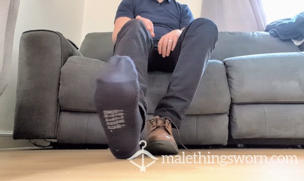 Black Work Socks. Soft Bamboo SOLD