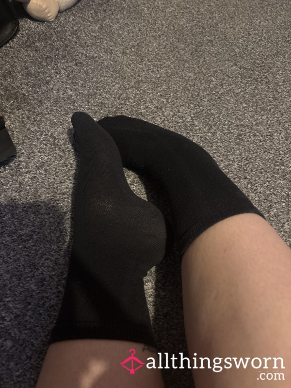 Black Work Work Socks