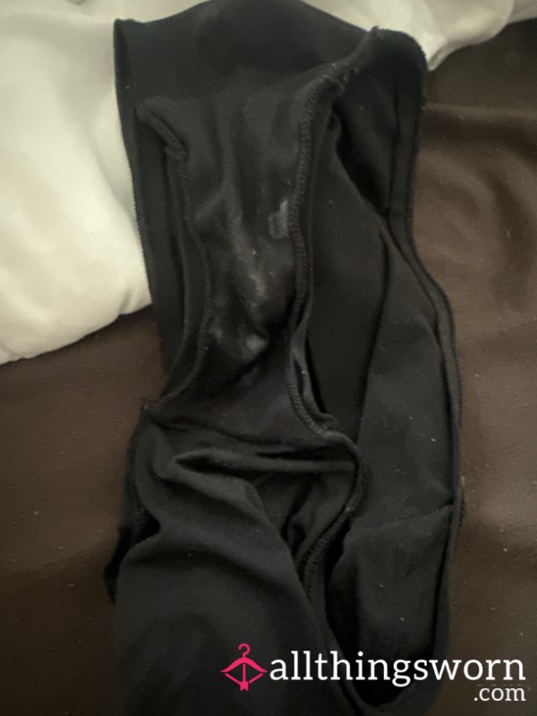 Black Worn And M*sturb*ted In Panties 🖤💋