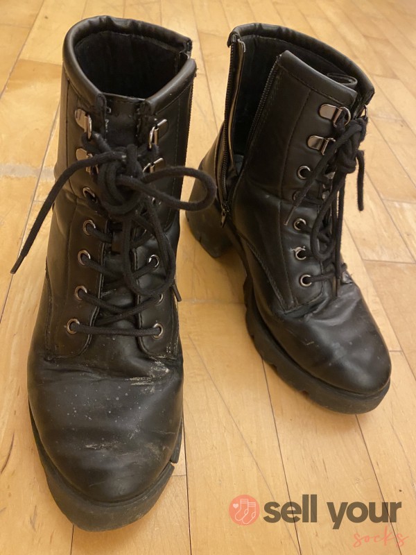 Black Worn Boots 😉