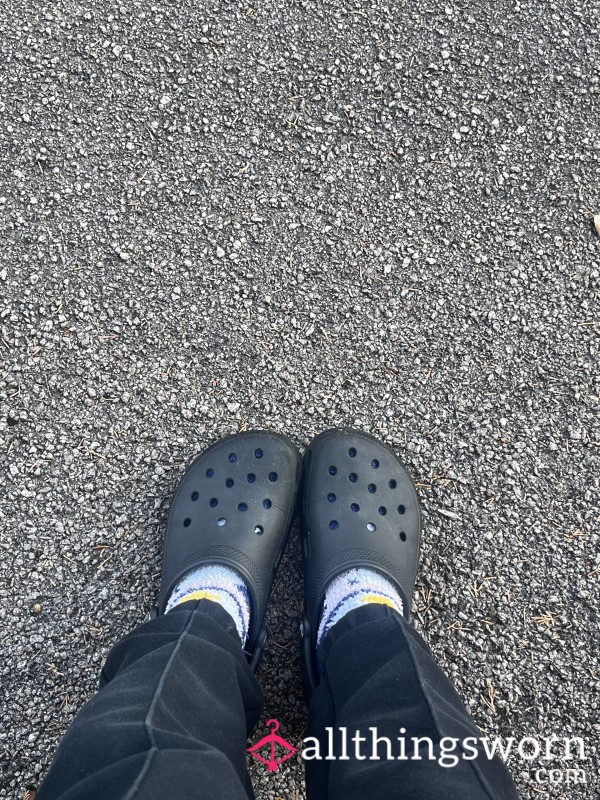 Black Worn Crocks
