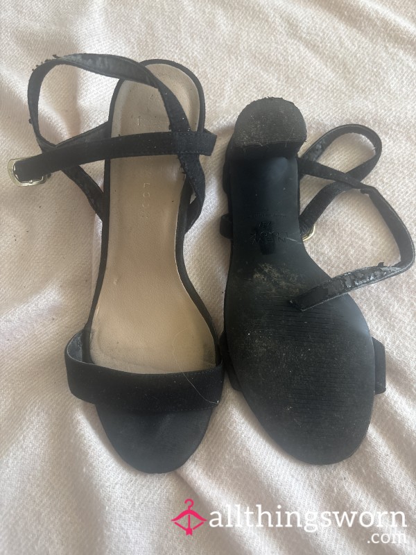 Black Worn Heels