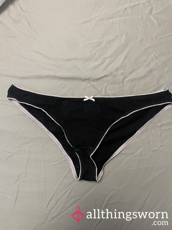 Black Worn Panties 😝😜😜