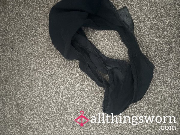 Black, Worn Panties For You