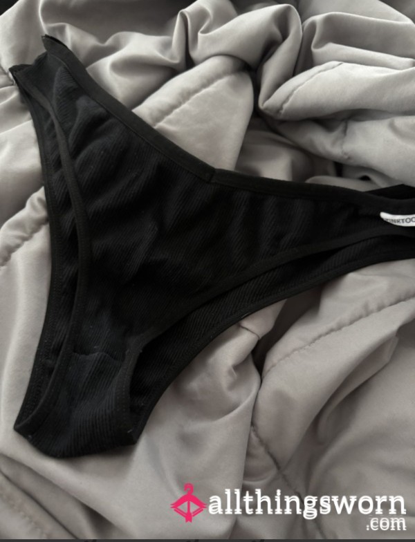 Black Worn Panty 💕