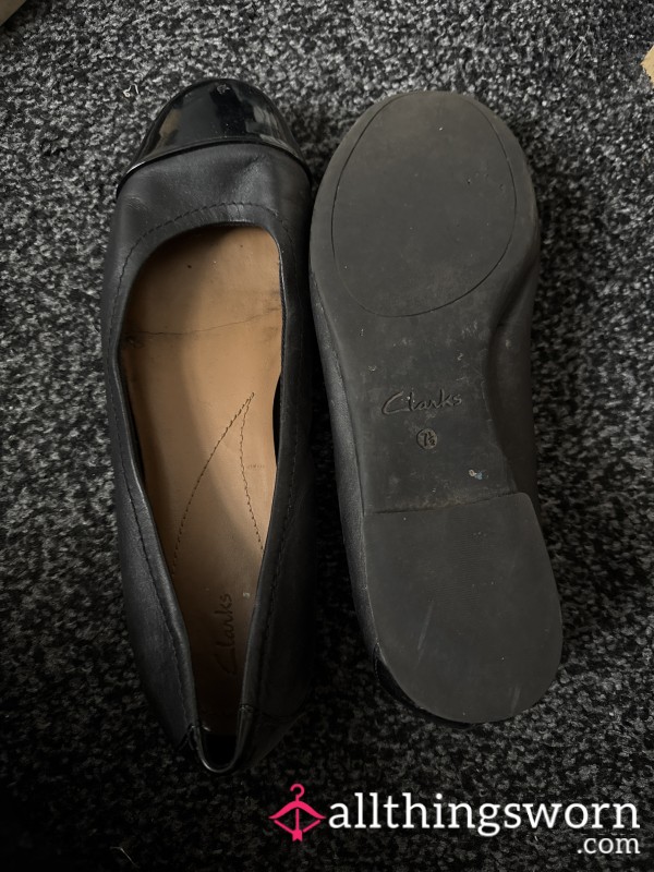 Black Worn Shoes