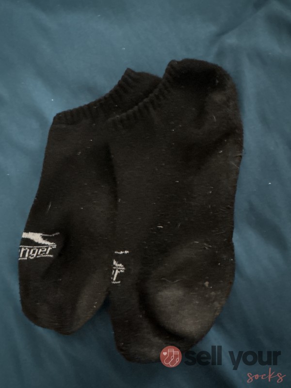 Black Worn Socks