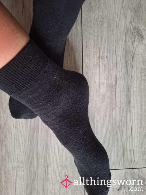 Black Worn Socks 🖤 All Day Wear & Ready