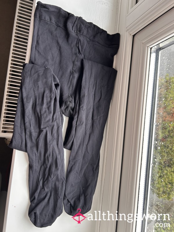 Black Worn Tights