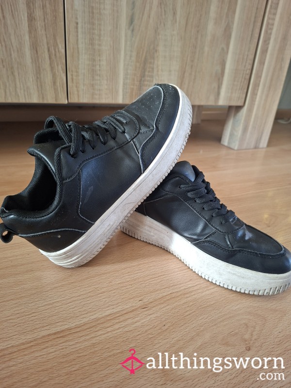 Black Worn Work Shoes😈|SMELLY